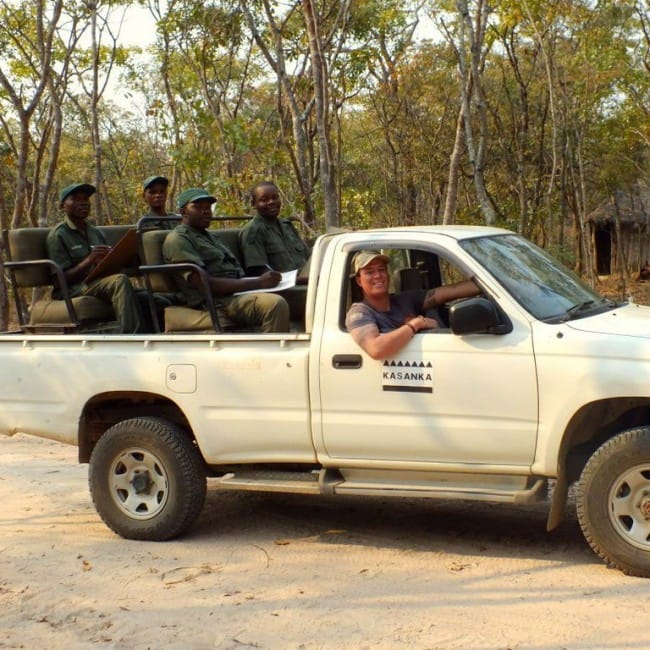 Returning from a round of game counts with our scouts as part of our annually recurring programme aimed at monitoring large mammal populations in Kasanka National Park.