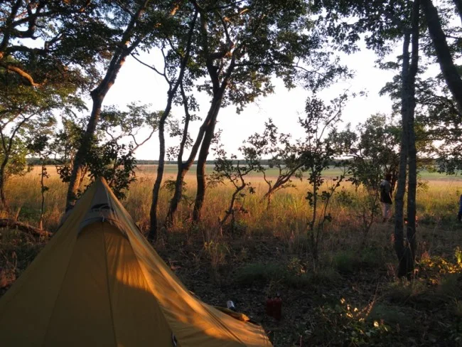 Waking up at Chibembe Plain Campsite is without a doubt one of the most pleasant ways to get out of bed in the morning (photograph by Jorden Wilson)!
